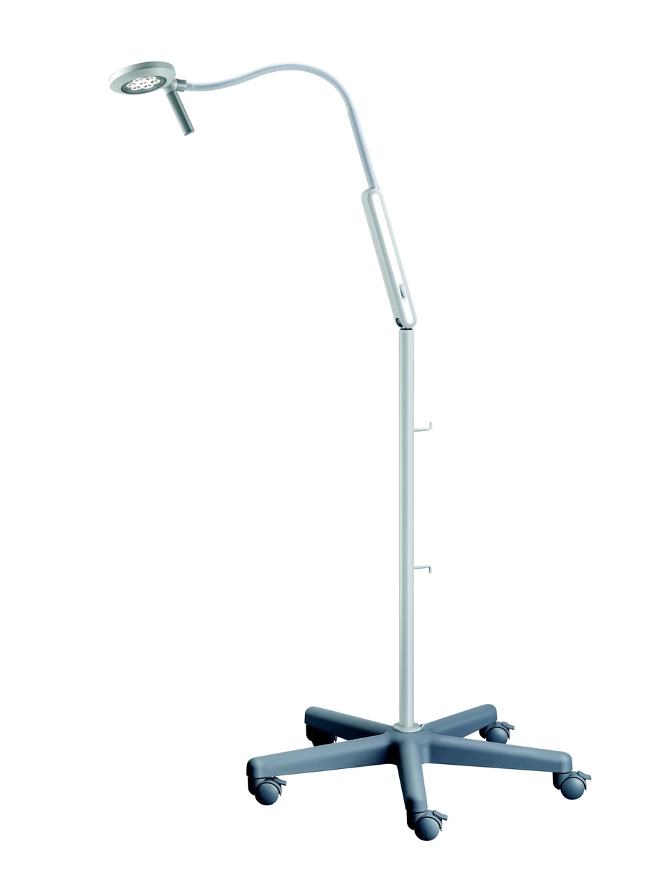 Waldmann D15757110, VISIANO 10-1 P S10 LED Examination Light, Medical Grade, Gooseneck Arm, 4400K, Rolling Floor Stand