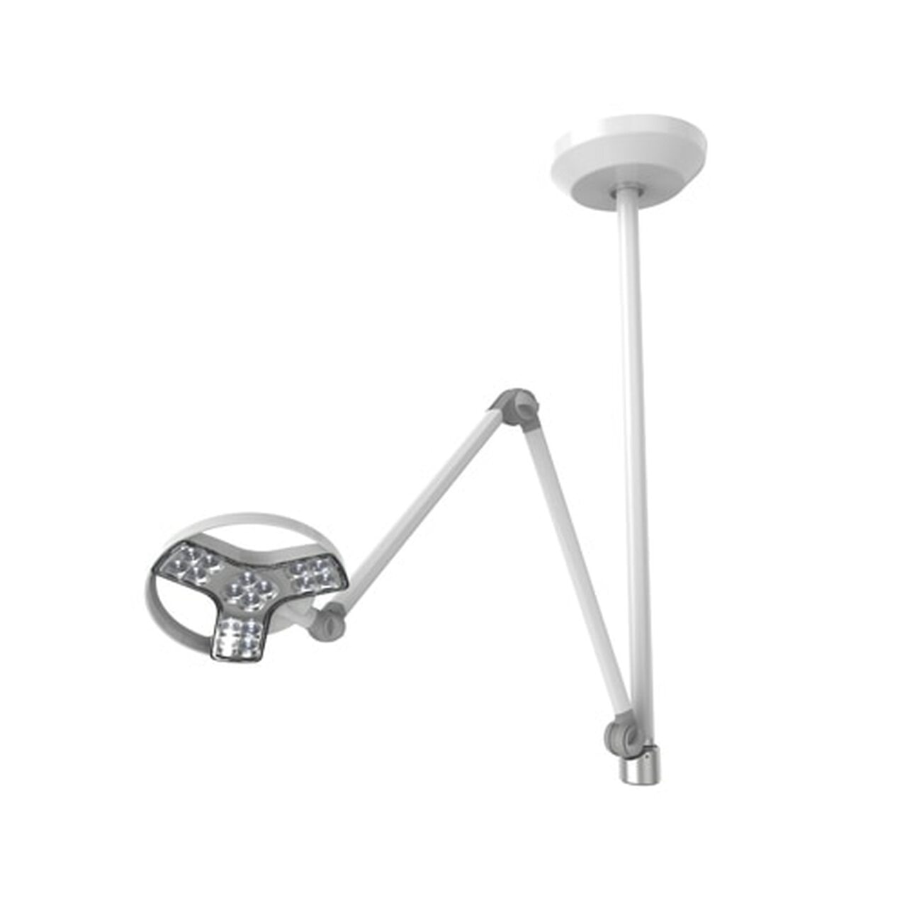 Waldmann D15594000, VISIANO 20-2 C T1 LED Examination Light, Medical Grade, Articulating Arm, 3500K/4500K, Ceiling Mount