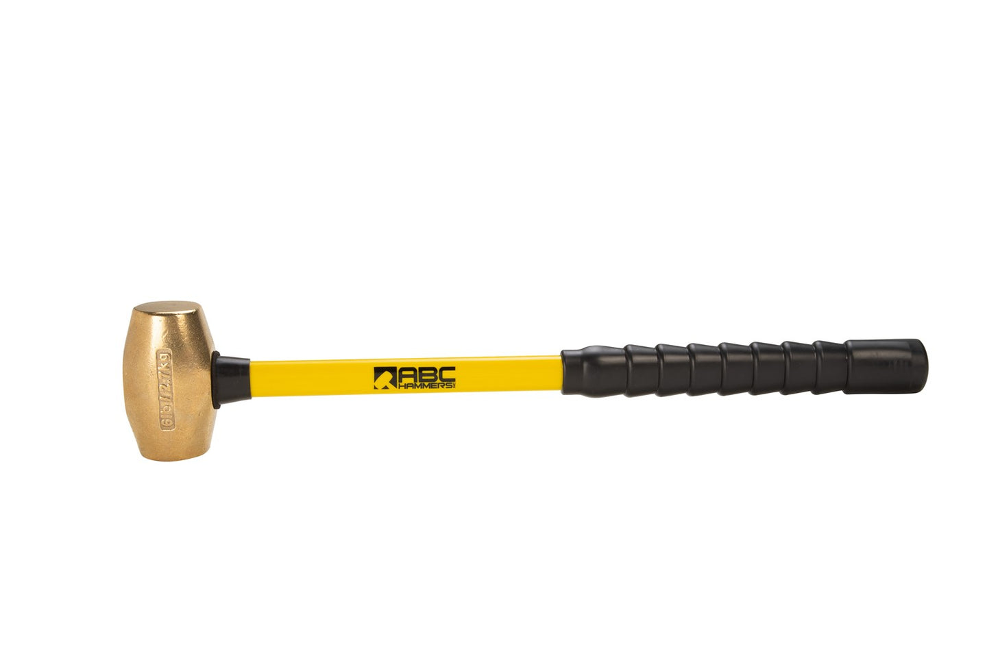 ABC6BFBS; 6 lb  Brass Sledge Hammer, 21.5 in. Fiberglass Handle