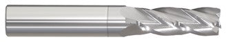 206-001162: 11/32 Dia, 1 LOC, 2-1/2 OAL, 4-Flt,  Carbide Square End Mill- Single End, 30 Deg. Helix, TiCN, USA