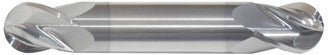 220-001051: 5/32 Dia, 5/16 LOC, 2 OAL, 4-Flt,  Carbide Ball End Mill- Single End, 30 Deg. Helix, TiCN, USA